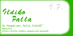 ildiko palla business card